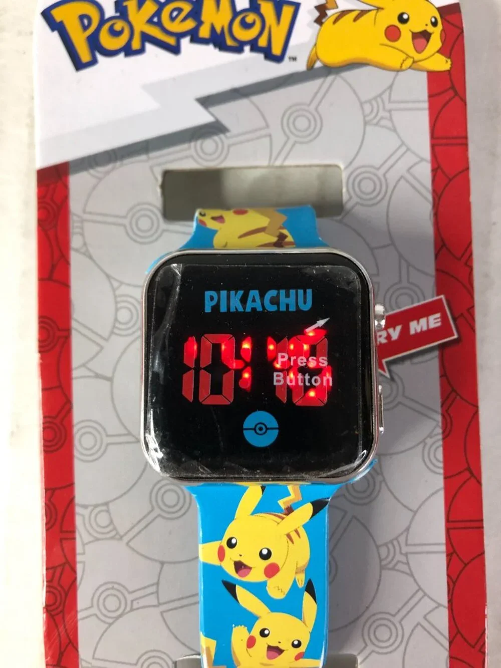 Pokemon LED Digital Watch Kids to Adult Pikachu New Accutime Working